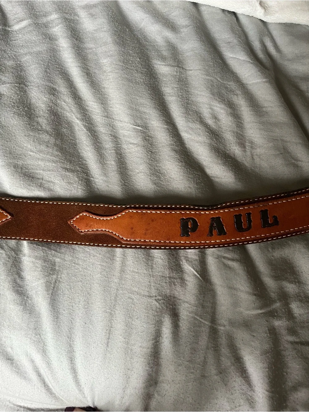 Circle Y vintage belt with Paul branding